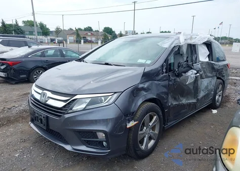 2018 Honda Odyssey Ex из США, поврежденный, VIN 5FNRL6H57JB042346